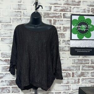 Eileen fisher metallic sweater women’s small